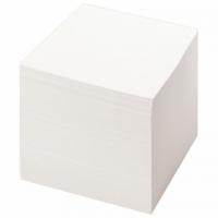 Блок для записей непроклеенный, куб 9х9х9 см, белый, STAFF