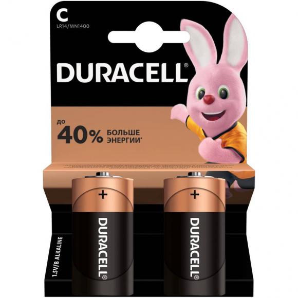Батарейка LR14/C DURACELL щелочная, 1шт