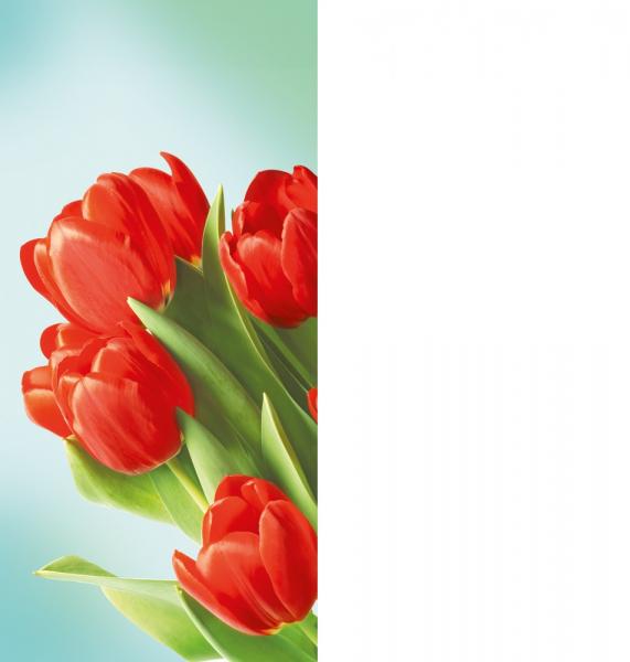 Открытка 8 Марта, без текста