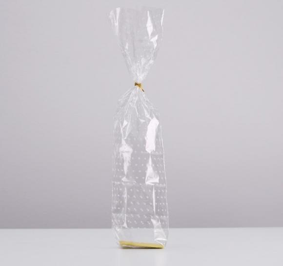 Пакет Подарочный, прозрачный с жестким дном, МИКС, 6 х 8 х 23,5 см