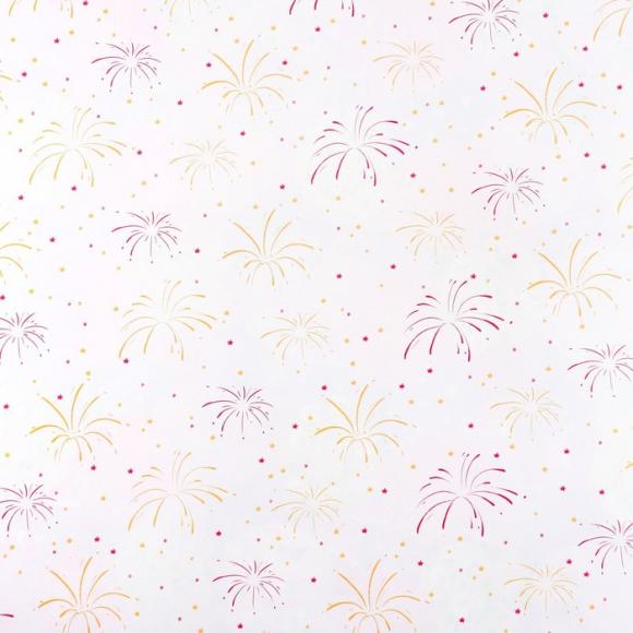 Бумага подарочная двусторонняя крафтовая День рождения, 70 × 100 см, 1шт