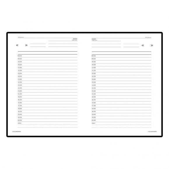 Ежедневник недатированный А6 128л., бумвинил "Бордовый", тиснение фольгой