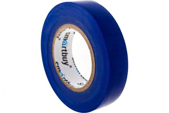 Изолента Smartbuy, 15мм*20м, 130 мкм синяя