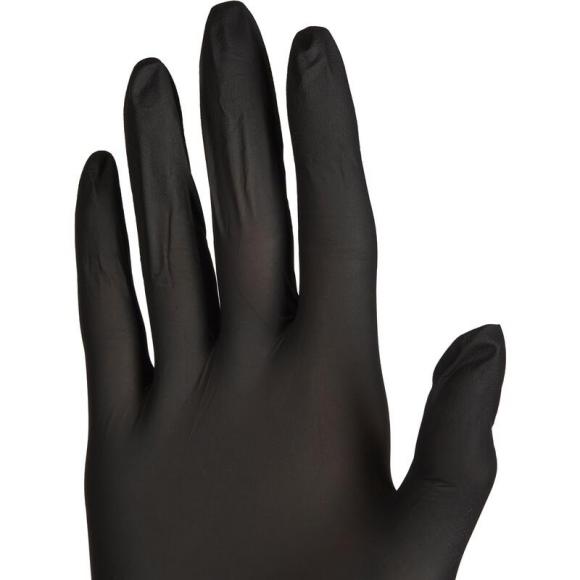 Перчатки нитриловые XL черные 20% неопудренные FOXY GLOVES 100 шт/уп