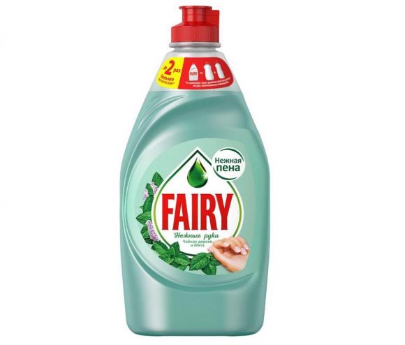 Fairy Средство для мытья посуды Нежные руки чайное дерево и мята, 450мл