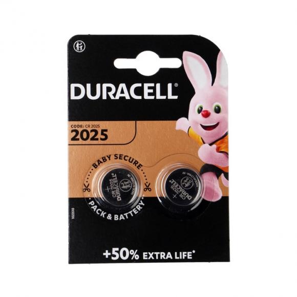 Батарейка Duracell CR2025, упаковка 2шт