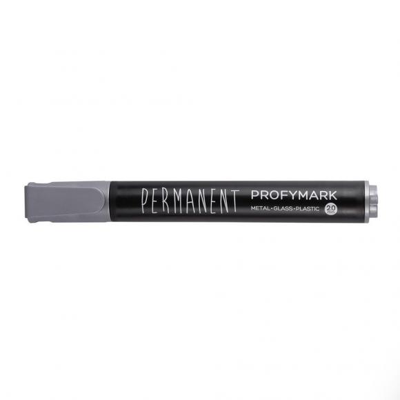 Маркер перманентный серебряный 2,0мм Bruno Visconti ProfyMark пулевидный