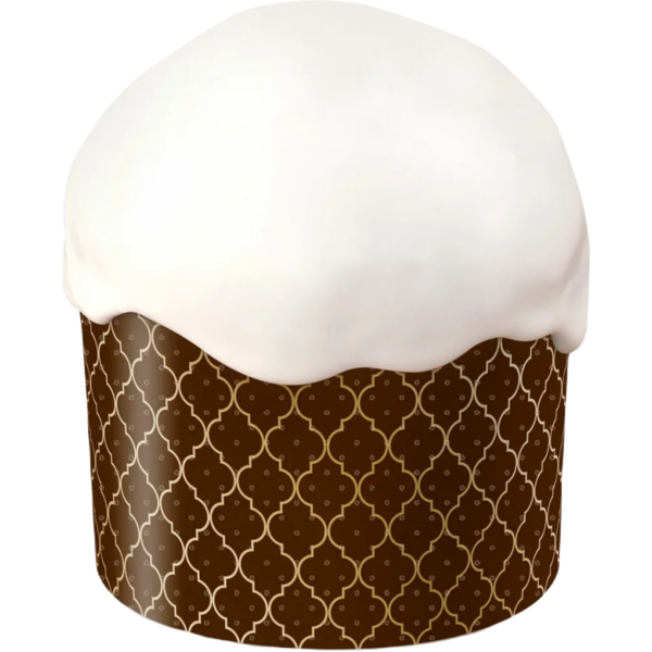 Форма для кулича бумажная Купола диаметр 110мм, высота 85мм, 1шт