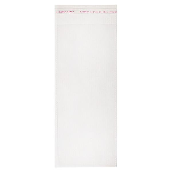 Пакеты с клейким слоем и клапаном, ширина 10см, длина 23см, клапан 3см, плотность 25 мкм, 100шт., БОПП