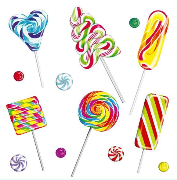 Салфетки бумажные Конфеты 33*33см, 20 шт., 2-х слойные