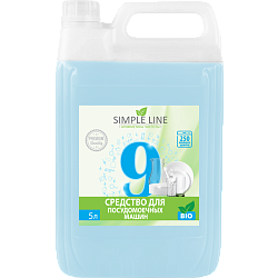 Моющее средство для посудомоечных машин 5 литров SIMPLE LINE 9 Premium