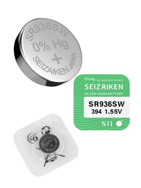 Батарейка для часов Seizaiken 394 (SR936SW) - 1 шт