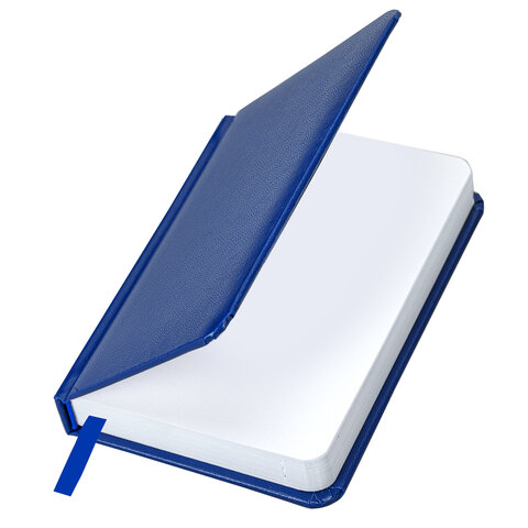 Ежедневник недатированный МАЛЫЙ ФОРМАТ А6 100x150 мм BRAUBERG Select, балакрон, 160 л., синий