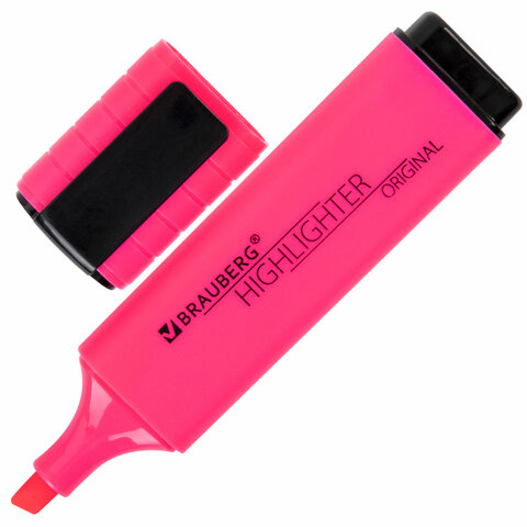 Набор текстовыделителей 4 ЦВЕТА, BRAUBERG ORIGINAL NEON, линия письма 1-5 мм