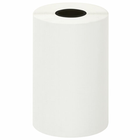 Чековая (кассовая) лента 57 мм, диаметр 33 мм, длина 15 метров, втулка 12 мм, BRAUBERG, 1 рулон