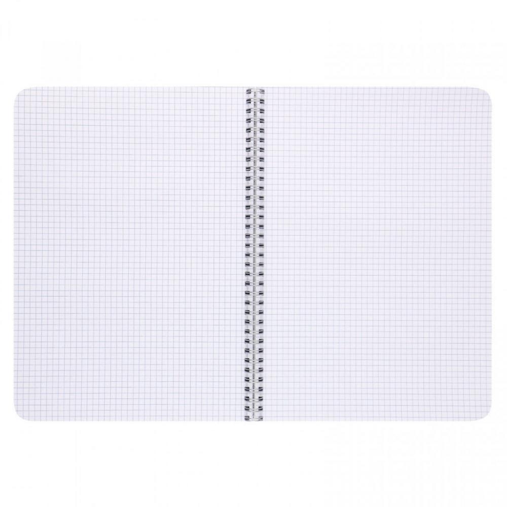 Тетрадь А4 96 листов в клетку, на гребне, Город у моря, белизна 100%