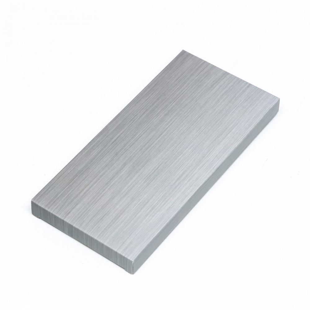 Подарочная коробка под плитку шоколада без окна Серебро, 17,1 х 8 х 1,4 см, 1шт