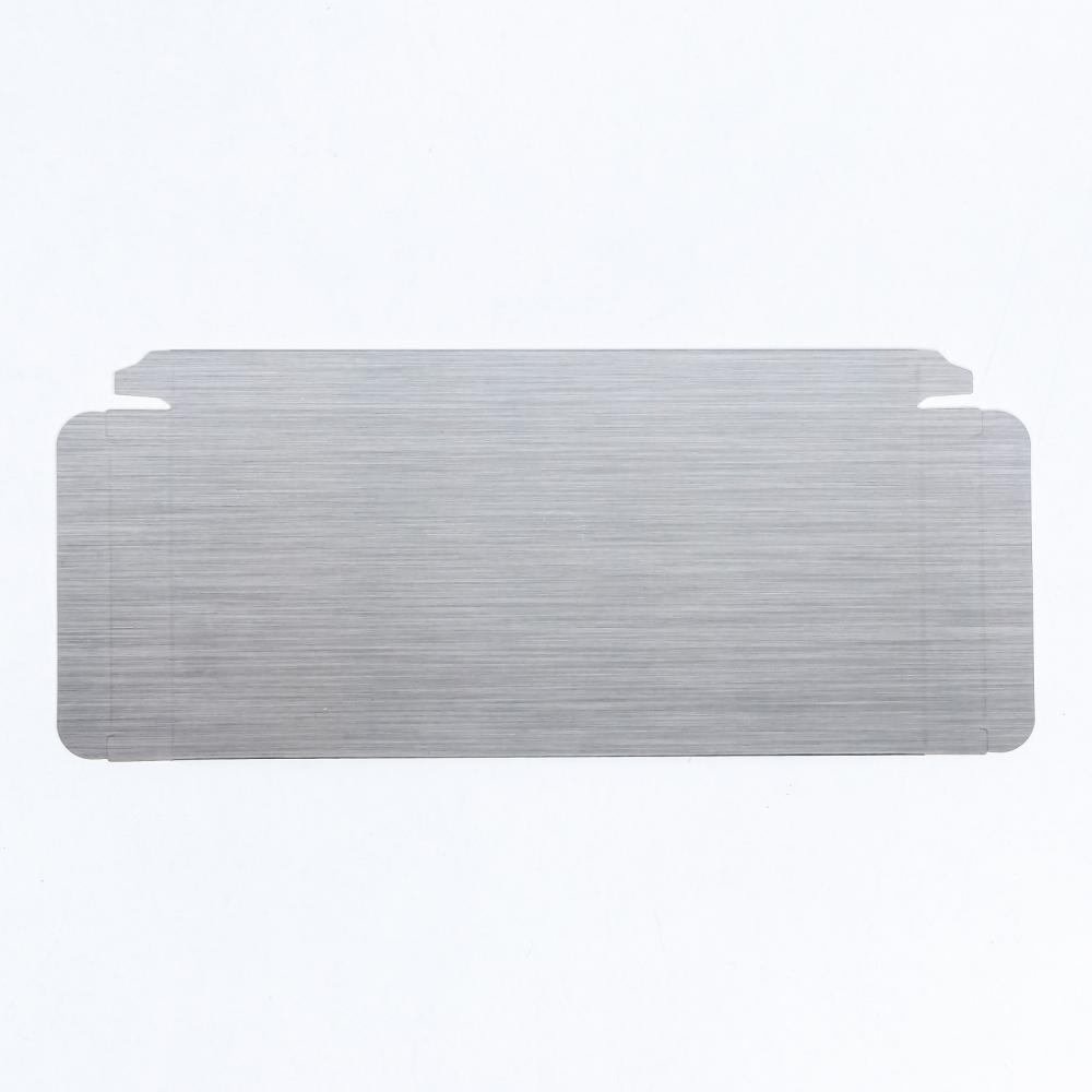 Подарочная коробка под плитку шоколада без окна Серебро, 17,1 х 8 х 1,4 см, 1шт