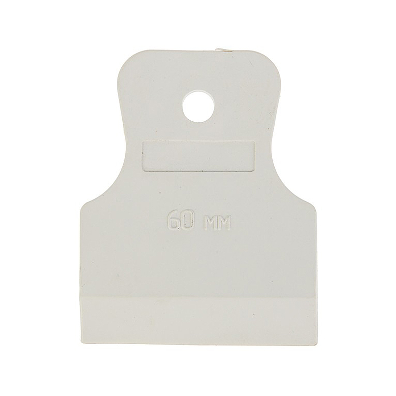 Шпатель резиновый белый БИБЕР 35266 60 мм