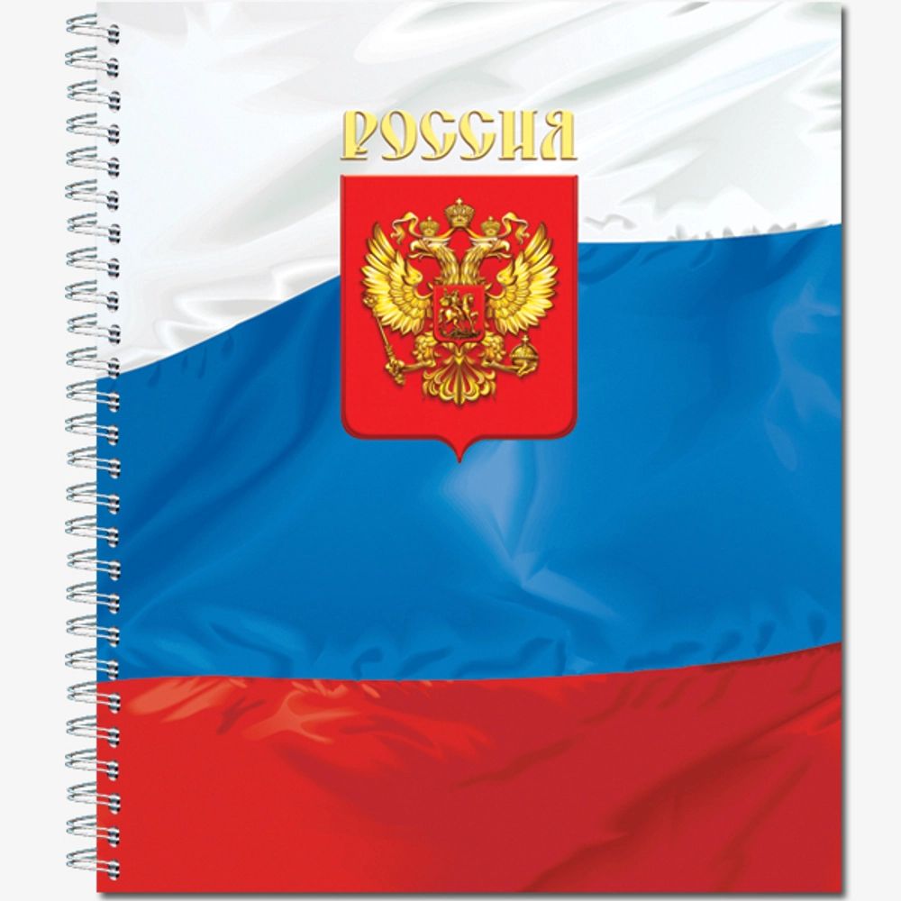 Тетрадь А5 48л клетка гребень Россия ВД-лак, Полином 21с18-48