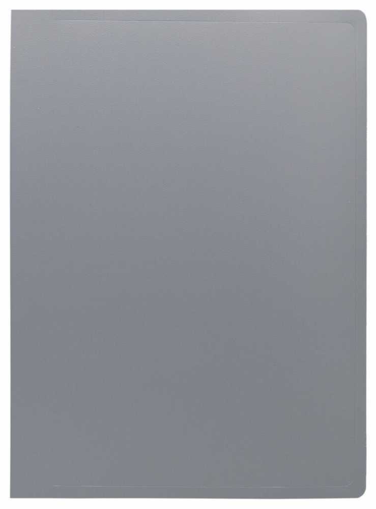 Папка с вкладышами файлами А4 20 листов, 0,50мм, серая, Buro, 1шт