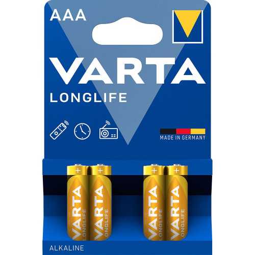 Батарейка AAA LR03 VARTA Longlife, 1шт