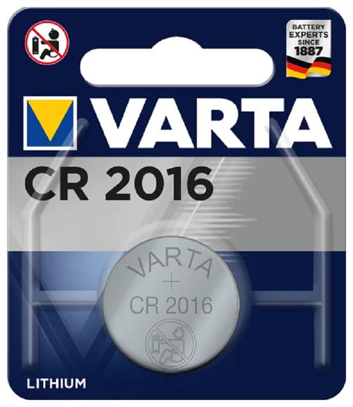 Батарейка Varta CR2016 BL1, 1шт