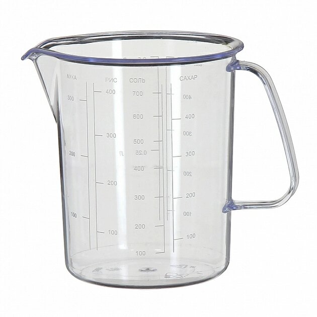 Мерный стакан 1 литр, для жидкого и сыпучего, Полимербыт