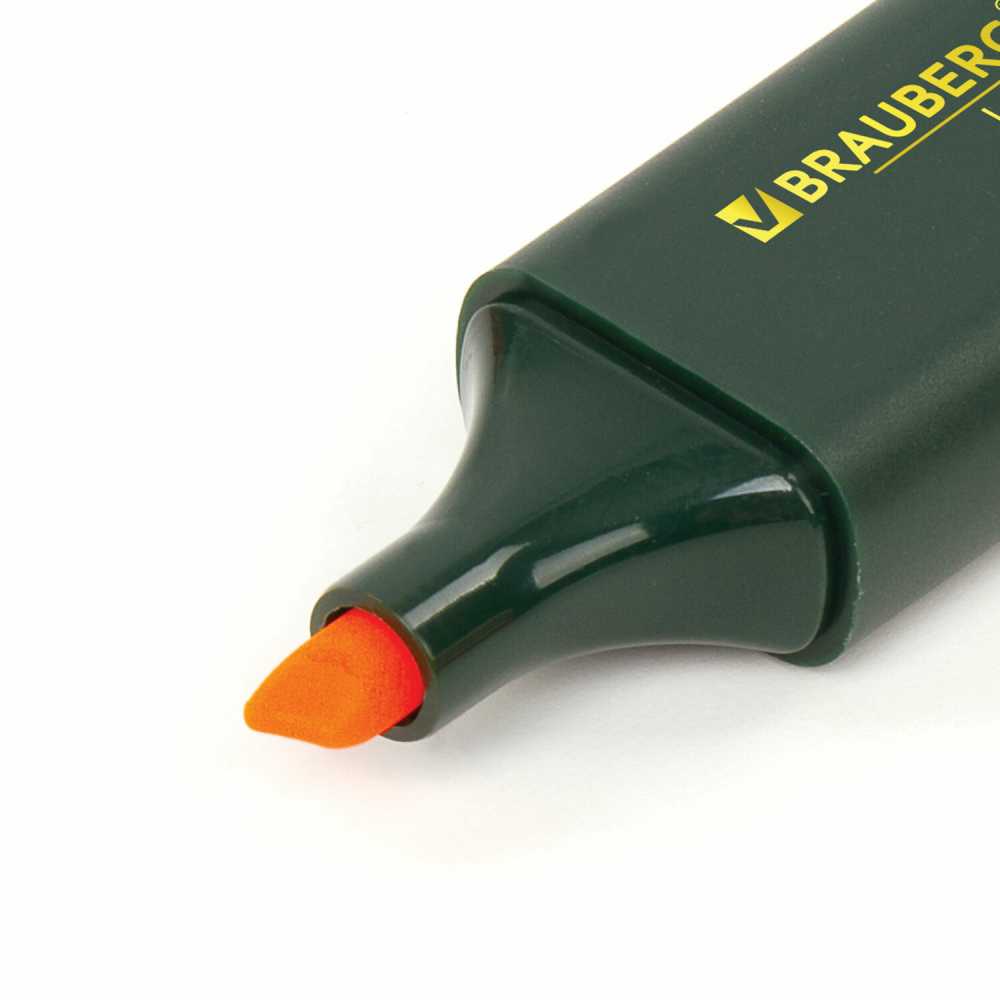 Текстовыделитель BRAUBERG ORIGINAL, ОРАНЖЕВЫЙ, линия 1-5 мм