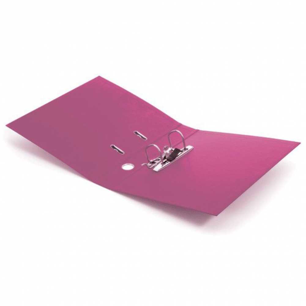 Папка-регистратор А4 deVENTE, корешок 50мм, бордовый, металлическая окантовка снизу, карман