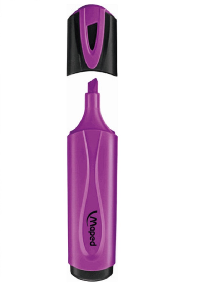 Текстовыделитель MAPED, классик, фиолетовый, линия 1-5мм