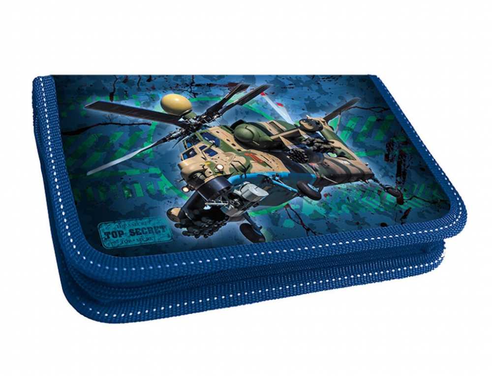 Пенал 1 отделение (195*110*30) молния, ламинированный картон Ночной охотник Канцбург