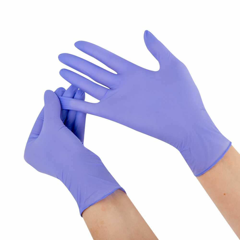 Перчатки нитриловые SFM Stable-Work, Германия, 50 пар (100 штук), размер S (малый)