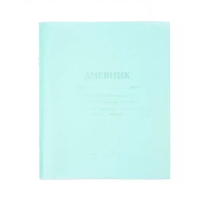 Дневник школьный бирюзовый с пластиковой обложкой 40 листов, Hatber