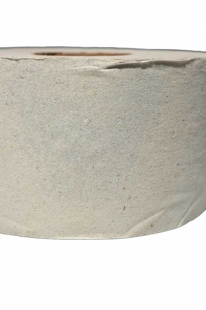 Бумага туалетная промышленная 1 слойная  200 метров, серая, Ласла эконом