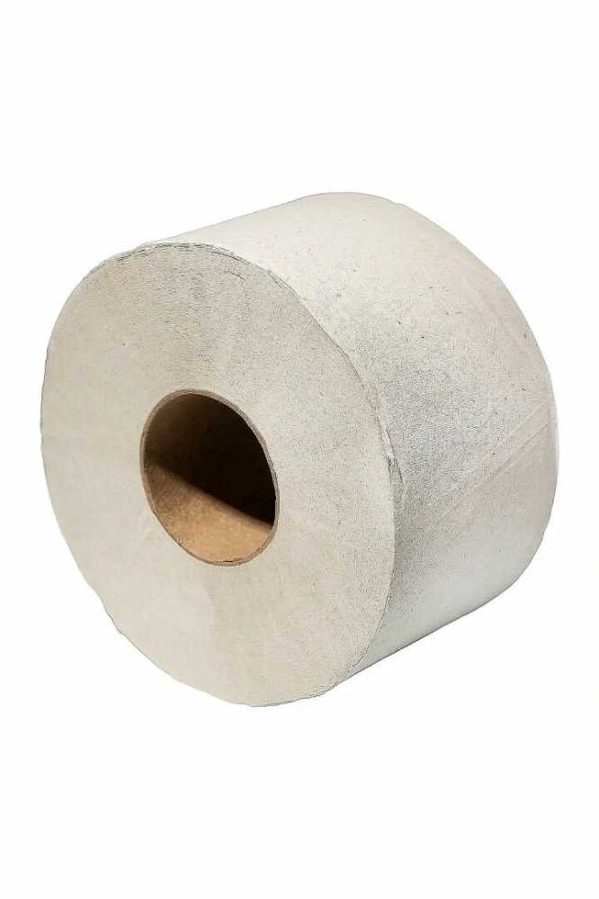 Бумага туалетная промышленная 1 слойная  200 метров, серая, Ласла эконом