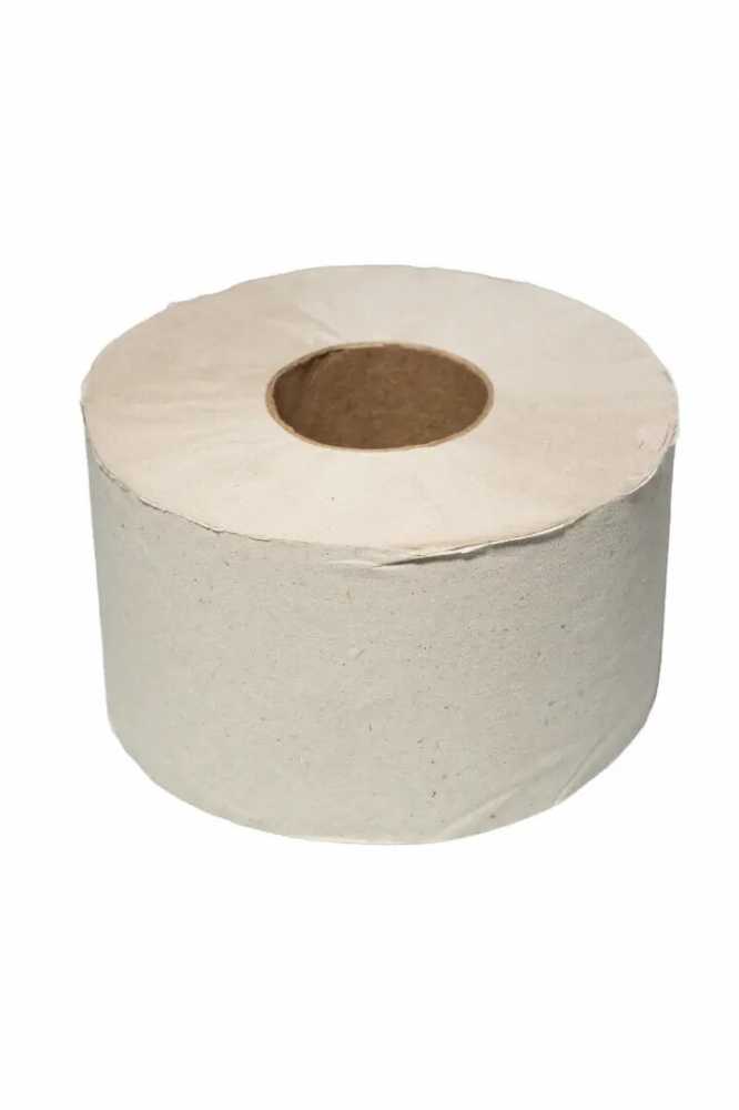 Бумага туалетная промышленная 1 слойная  200 метров, серая, Ласла эконом