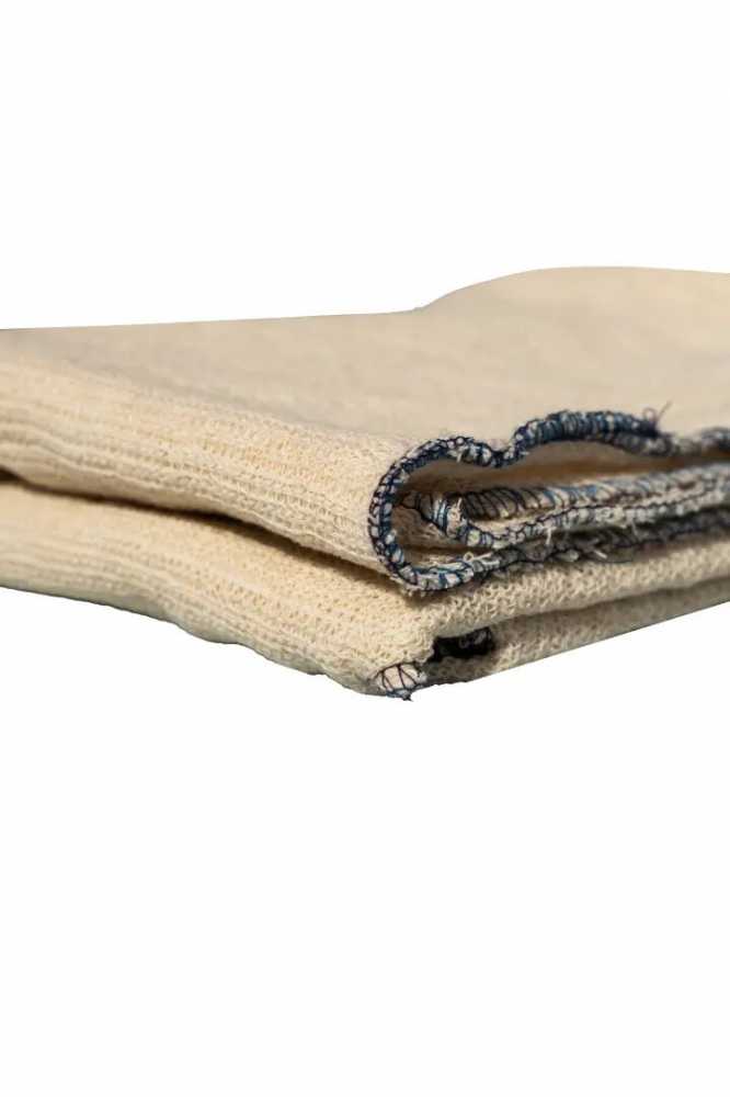 Тряпка для мытья пола 60*80см хлопок 3-х слойная с прорезью, 120г/м2, Клевер