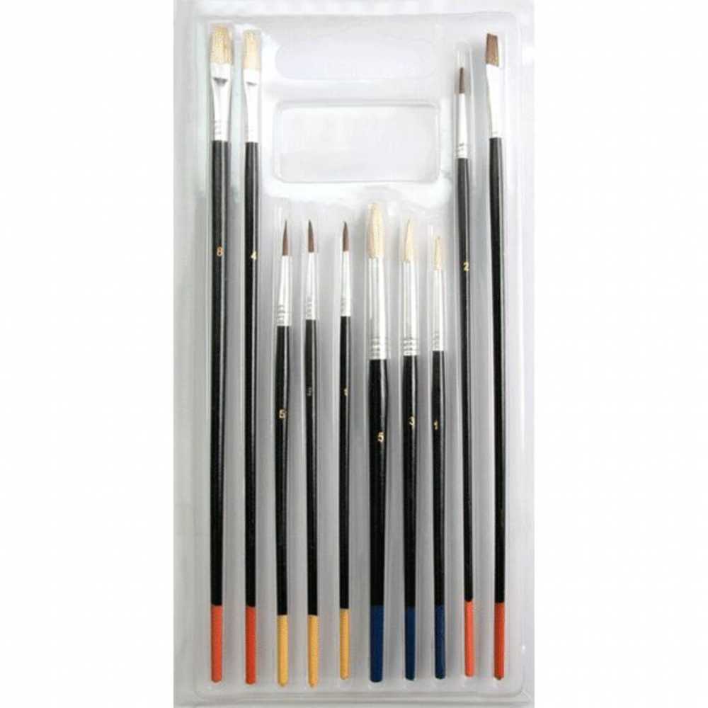 Набор кистей 10 штук, микс deVENTE