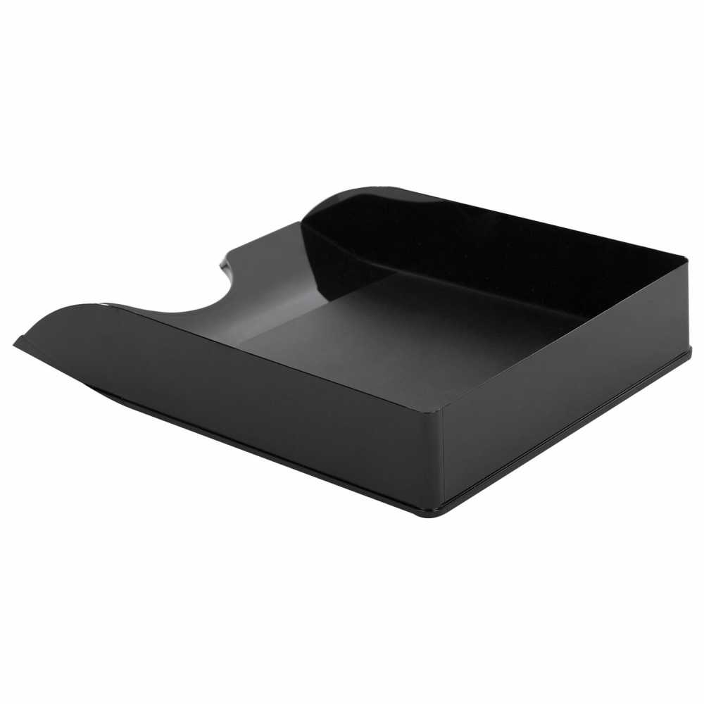 Лоток горизонтальный для бумаг BRAUBERG ORIGINAL, 315х250х60 мм, черный