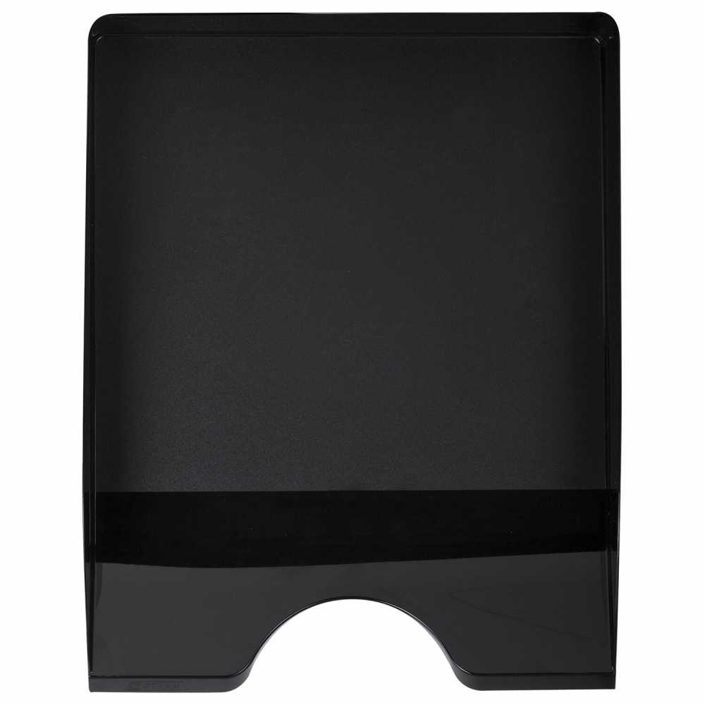 Лоток горизонтальный для бумаг BRAUBERG ORIGINAL, 315х250х60 мм, черный