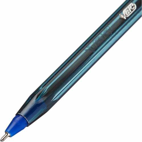 Ручка шариковая неавтоматическая BIC Cristal Exact, масляная, синяя (толщина линии 0.28)