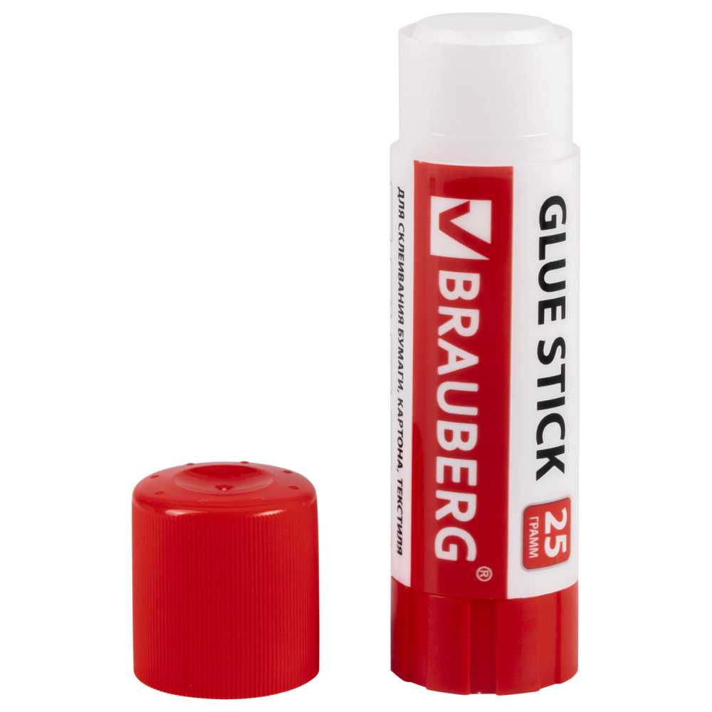 Клей-карандаш 25 г BRAUBERG