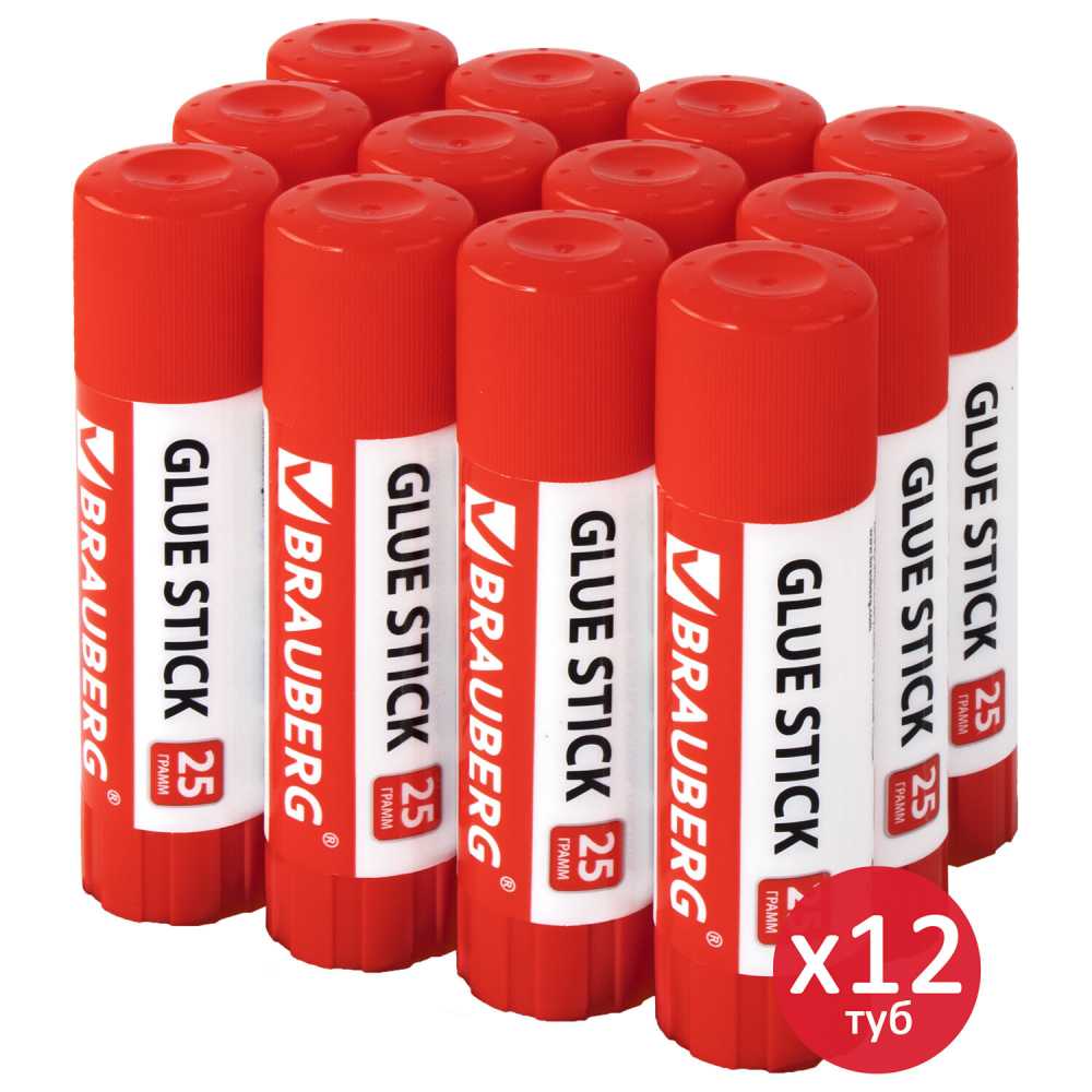 Клей-карандаш 25 г BRAUBERG