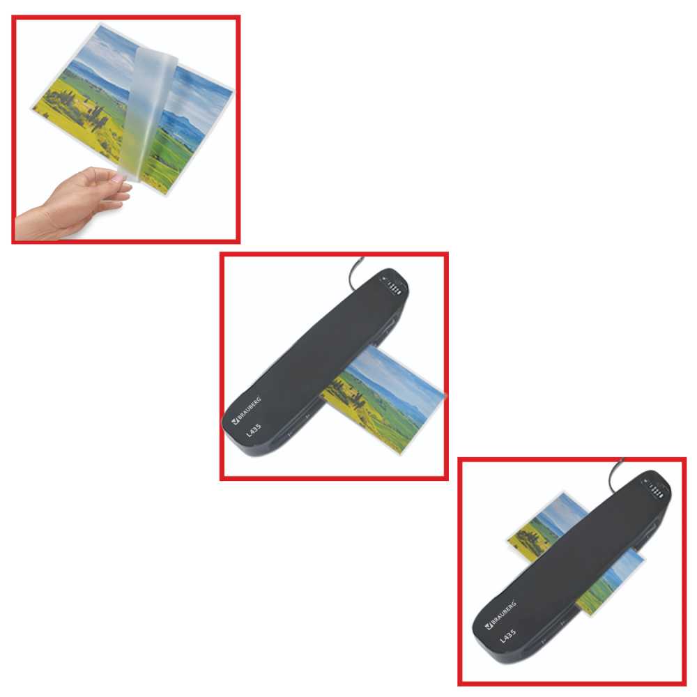 Пленки-заготовки для ламинирования А4, КОМПЛЕКТ 100 шт., 80 мкм, BRAUBERG