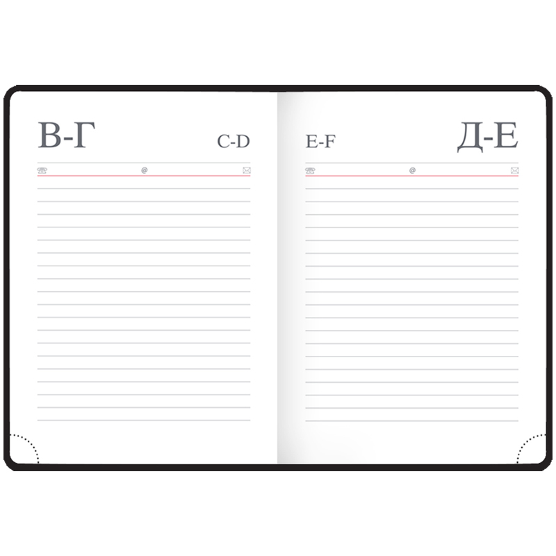 Ежедневник недатированный, А6, 136л., кожзам, OfficeSpace Winner, темно-синий