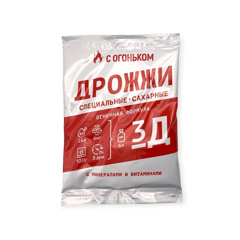 Дрожжи спиртовые, специальные сахарные High Spirits С Огоньком, 120 г