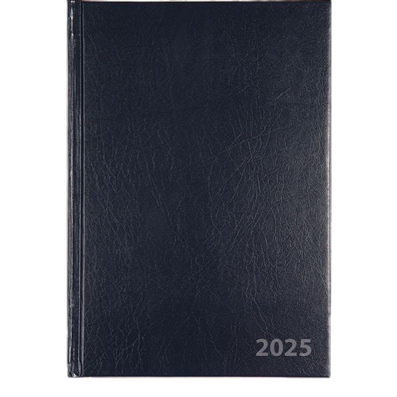 Ежедневник датированный 2025г А5 (140х210мм) 168л., темно-синий, бумвинил, Attomex