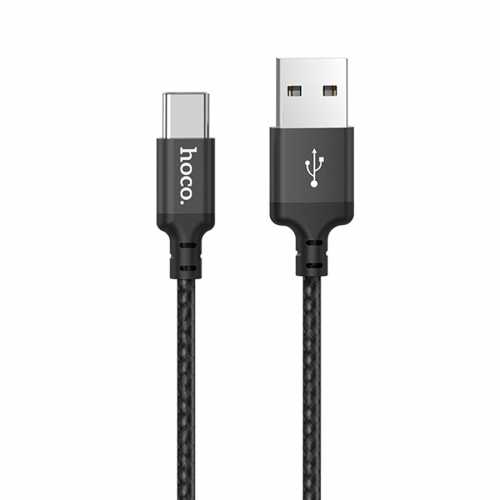 Кабель USB type-C HOCO X14 3А, длина 2метра, черный