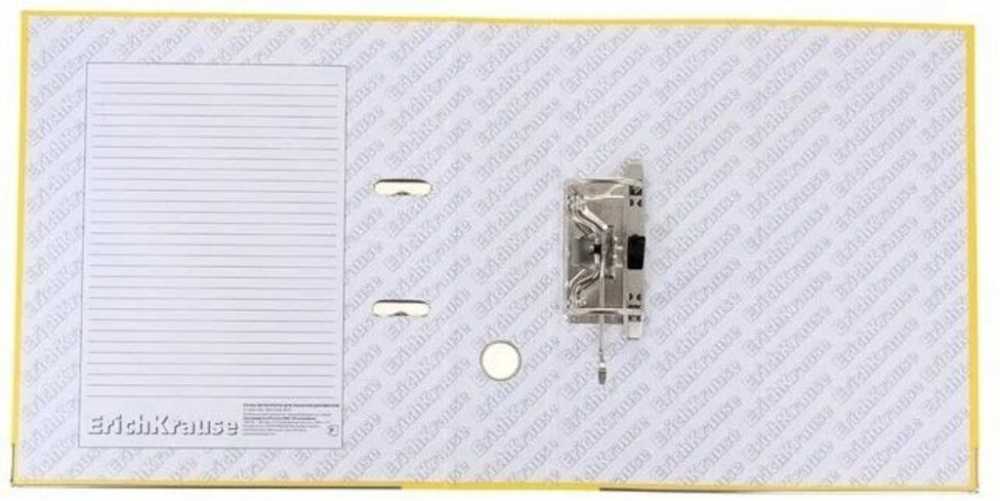 Папка регистратор с арочным механизмом (Желтый) А4 70 мм